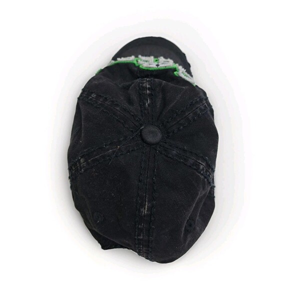 KBETHOS Go Green 420 Distressed Cap Hat Black Hippie Grunge - Picture 6 of 7